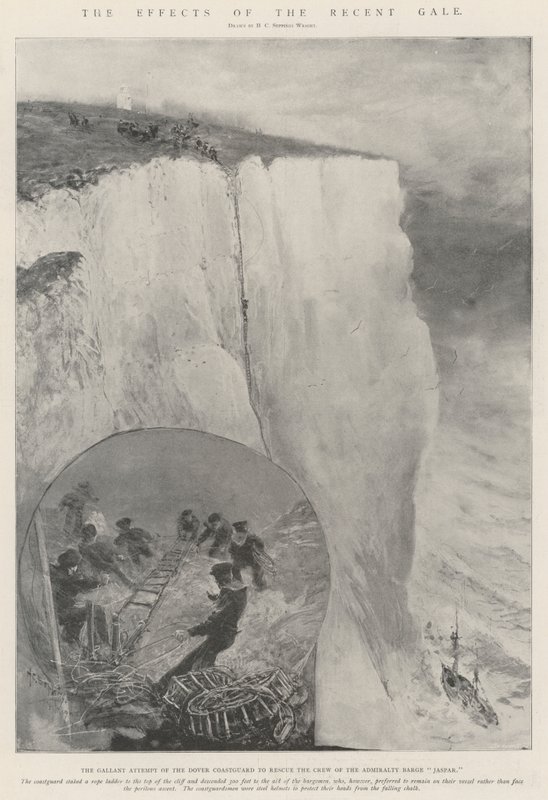 Účinky nedávné vichřice od Henry Charles Seppings Wright