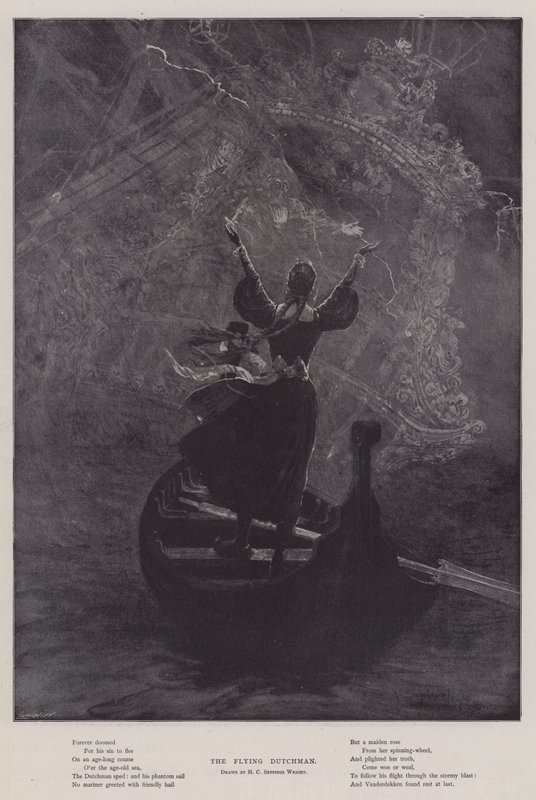 Bludný Holanďan od Henry Charles Seppings Wright