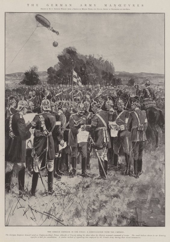 Manévry německé armády od Henry Charles Seppings Wright