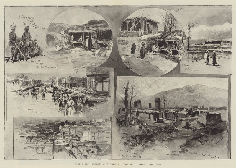 Indiánské povstání, črty ze severozápadního pohraničí od Henry Charles Seppings Wright