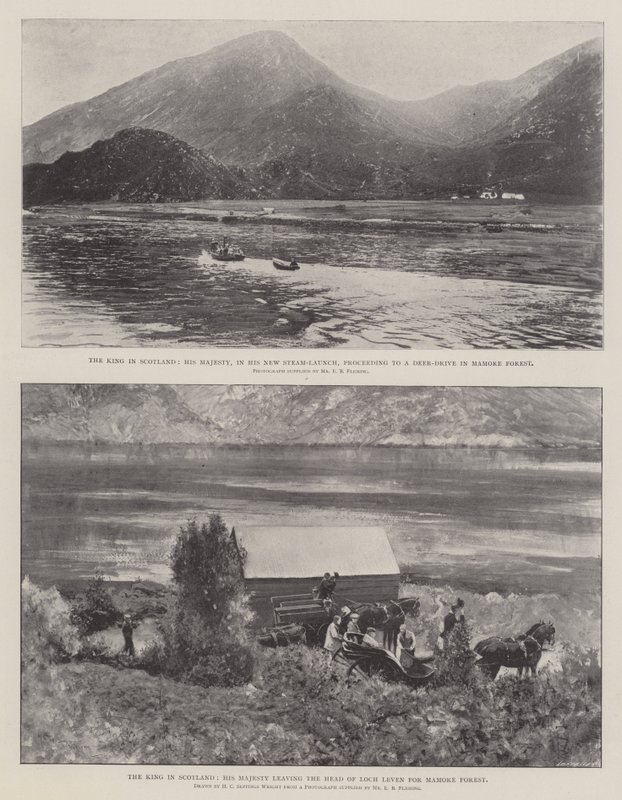 Král ve Skotsku od Henry Charles Seppings Wright
