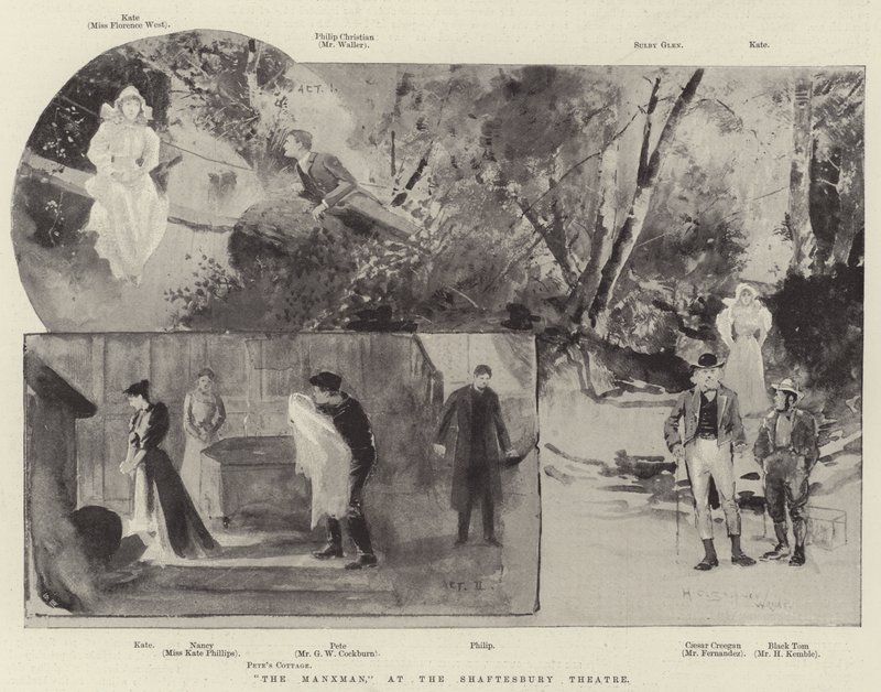 Manxman, v divadle Shaftesbury od Henry Charles Seppings Wright