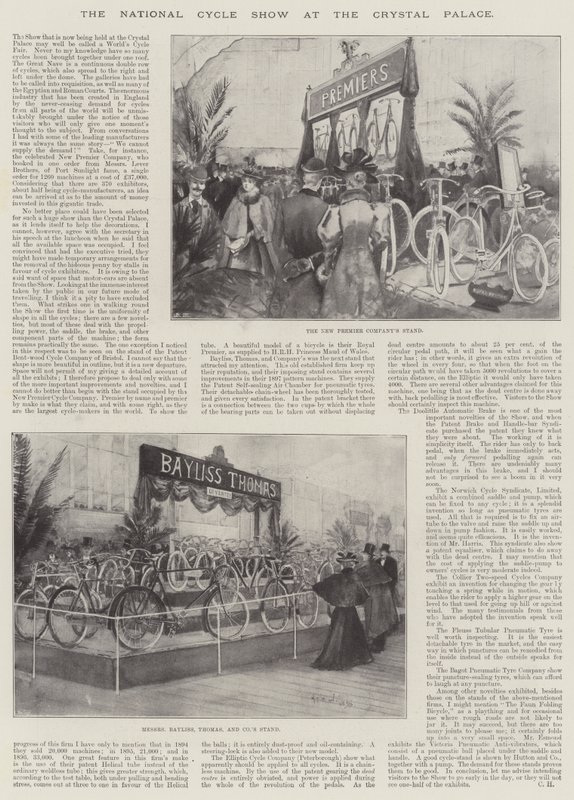 Národní cyklistická výstava v Crystal Palace od Henry Charles Seppings Wright