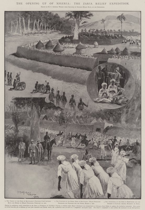Otevření Nigérie, pomocná expedice Zaria od Henry Charles Seppings Wright