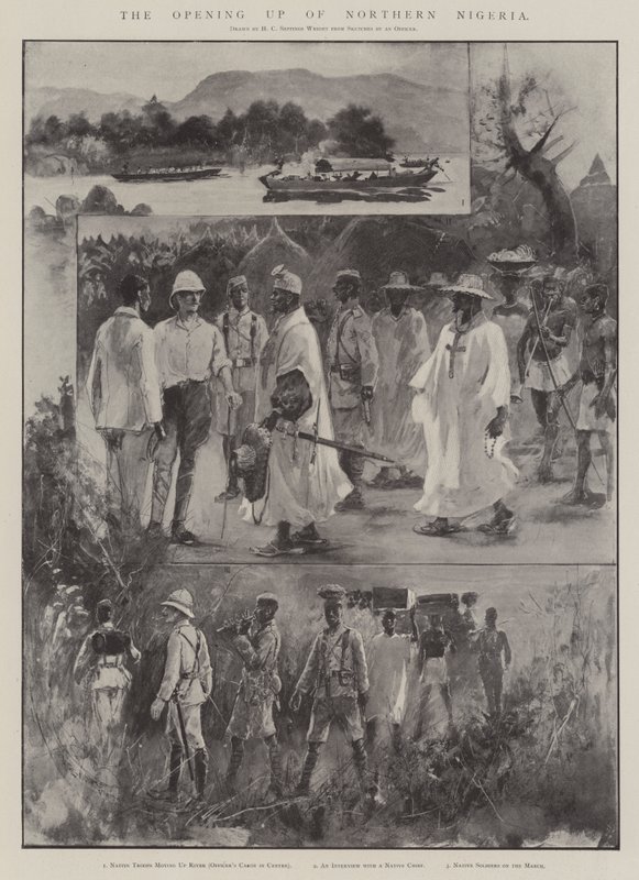 Otevření severní Nigérie od Henry Charles Seppings Wright