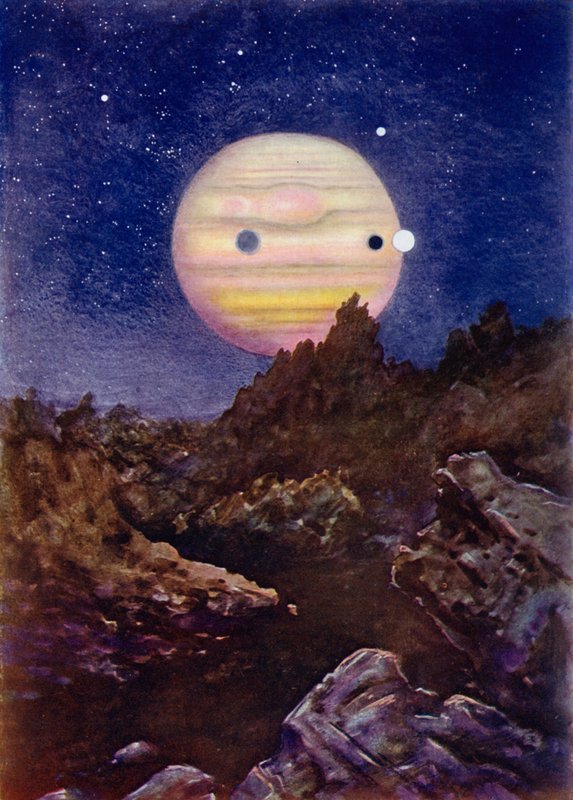 Planeta Jupiter od Henry Charles Seppings Wright