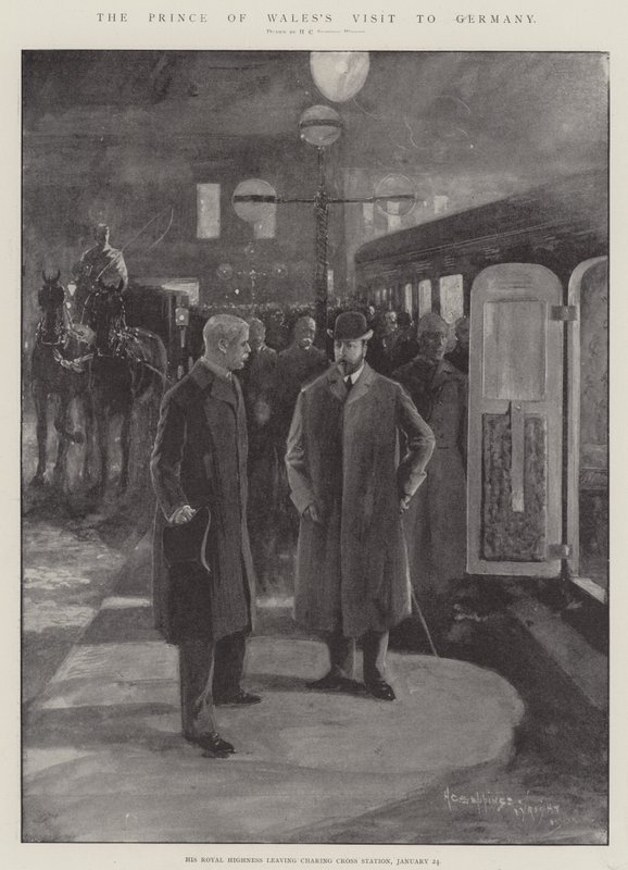 Návštěva prince z Walesu v Německu od Henry Charles Seppings Wright