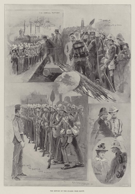 Návrat stráží z Egypta od Henry Charles Seppings Wright