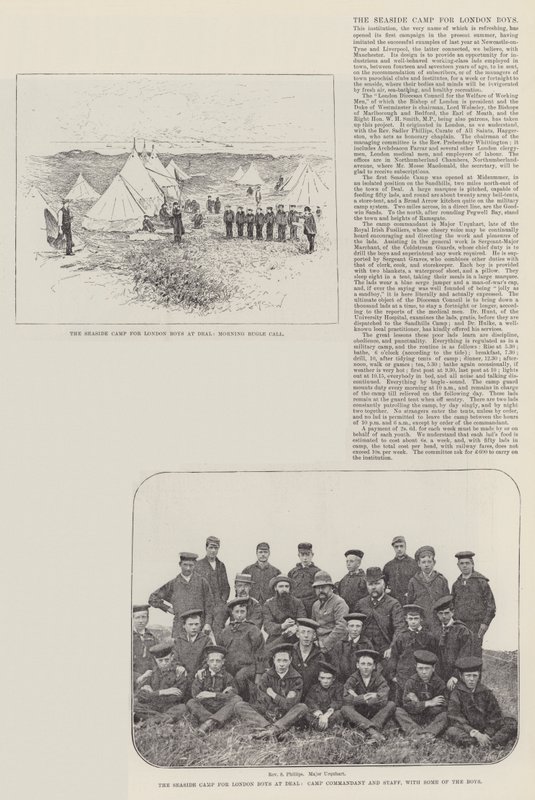 Přímořský tábor pro London Boys od Henry Charles Seppings Wright