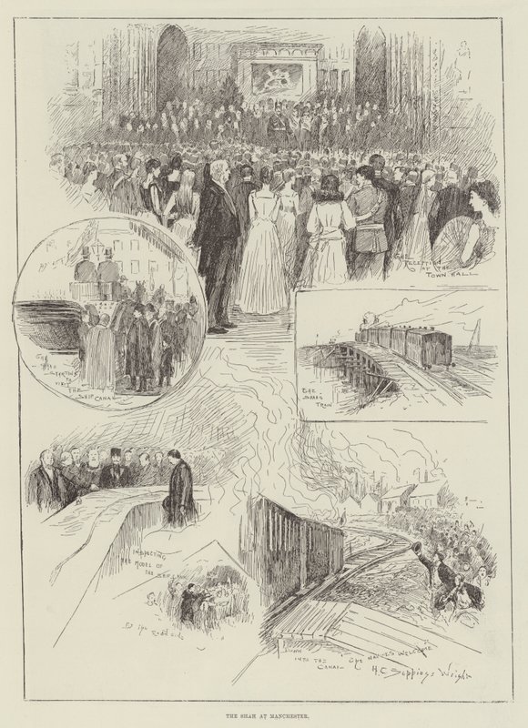 Šáh v Manchesteru od Henry Charles Seppings Wright