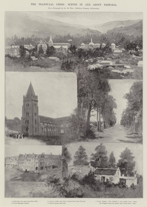 Transvaalská krize, scény v Pretorii a o ní od Henry Charles Seppings Wright