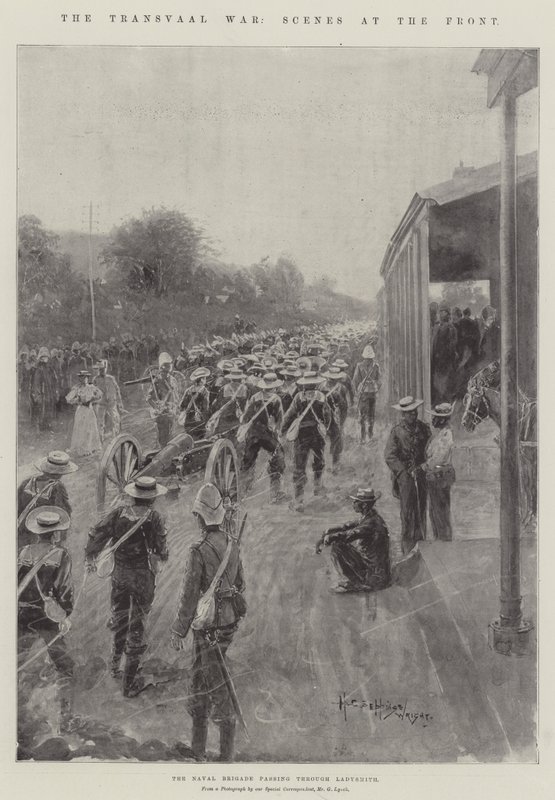 Transvaalská válka, scény na frontě od Henry Charles Seppings Wright