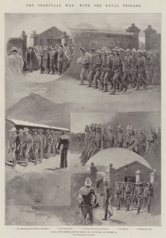 Transvaalská válka s námořní brigádou od Henry Charles Seppings Wright