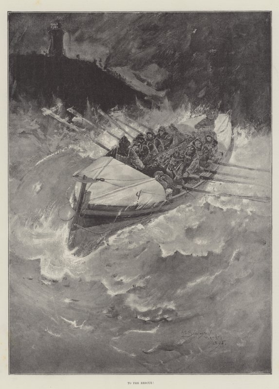 Na záchranu! od Henry Charles Seppings Wright