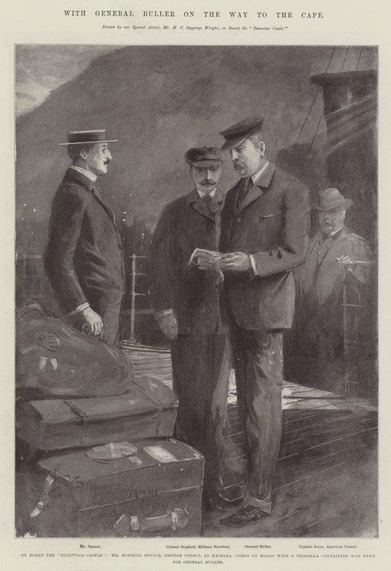 S generálem Bullerem na cestě k mysu od Henry Charles Seppings Wright