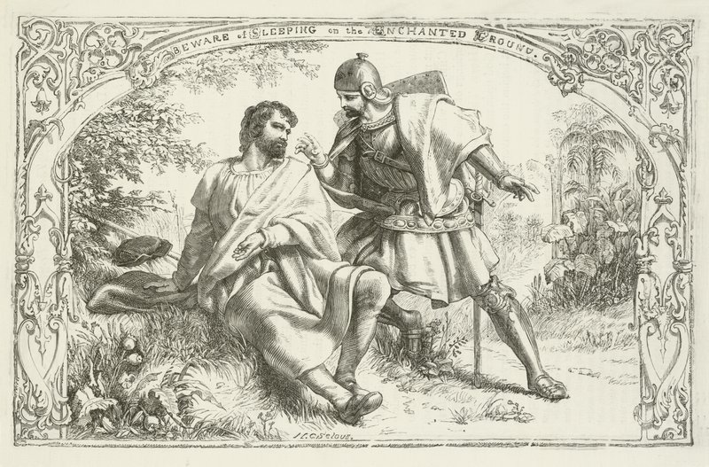 Ilustrace k Pokroku poutníka od Johna Bunyana od Henry Courtney Selous