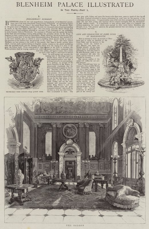 Blenheim Palace Illustrated od Henry Edward Tidmarsh
