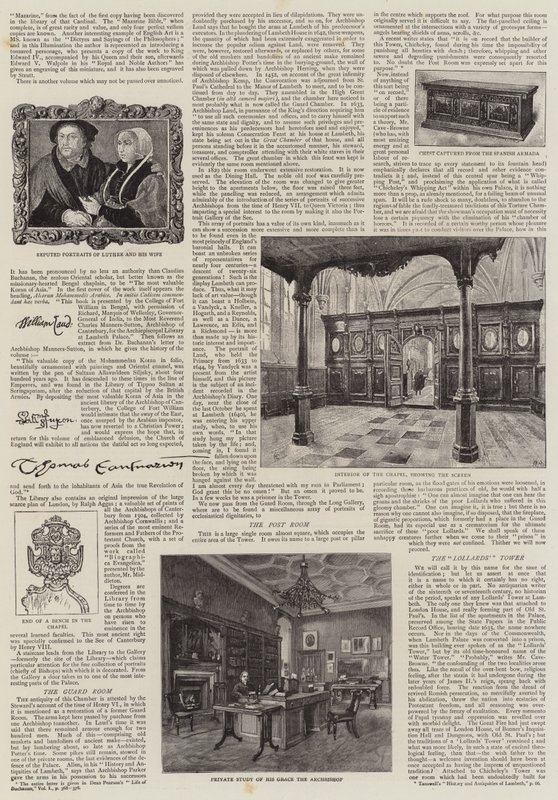 Lambethský palác od Henry Edward Tidmarsh