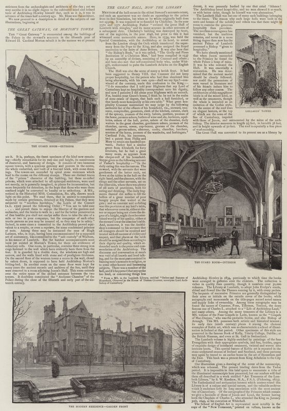Lambethský palác od Henry Edward Tidmarsh