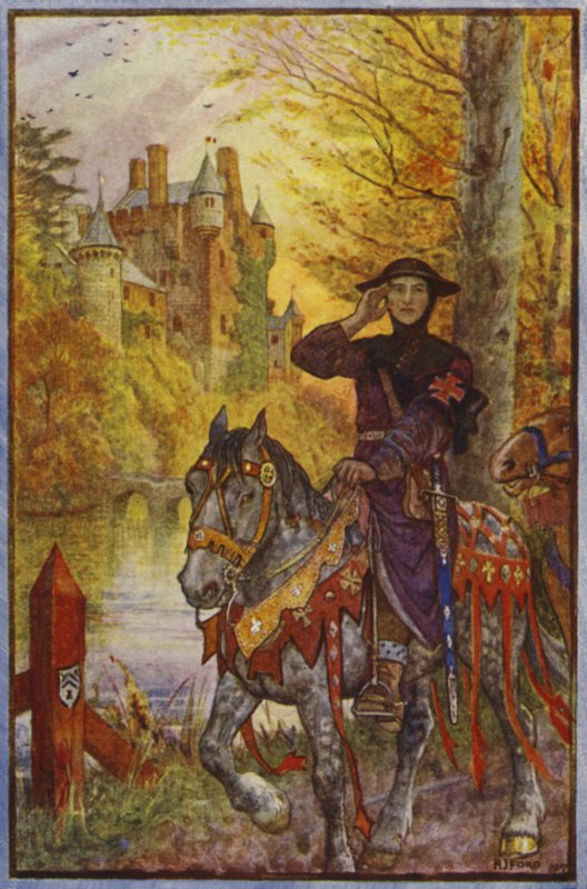 Lord of Joinville na cestě ke křížové výpravě od Henry Justice Ford