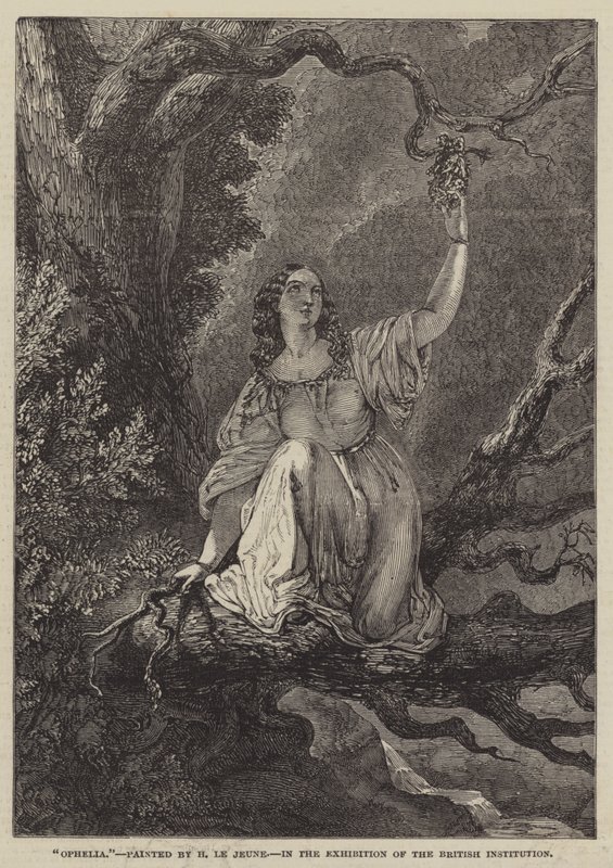 Ofélie od Henry Le Jeune