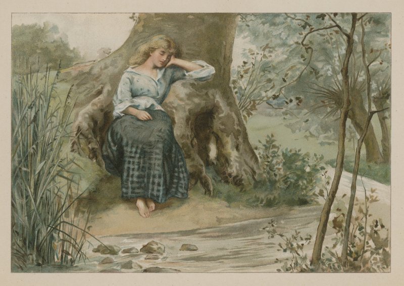 Afton Water (chromolitho) od Henry Marriott Paget