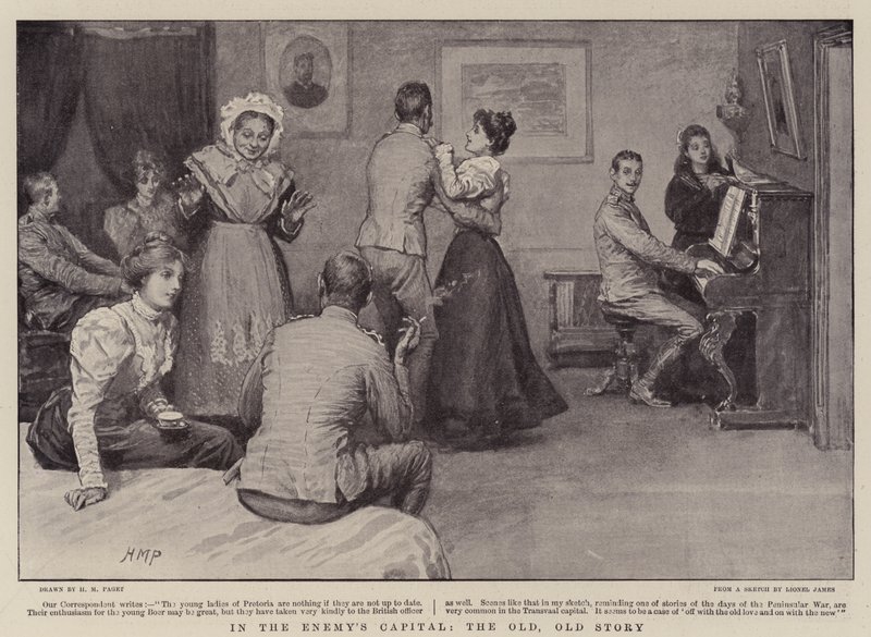 V hlavním městě nepřítele, starý, starý příběh od Henry Marriott Paget