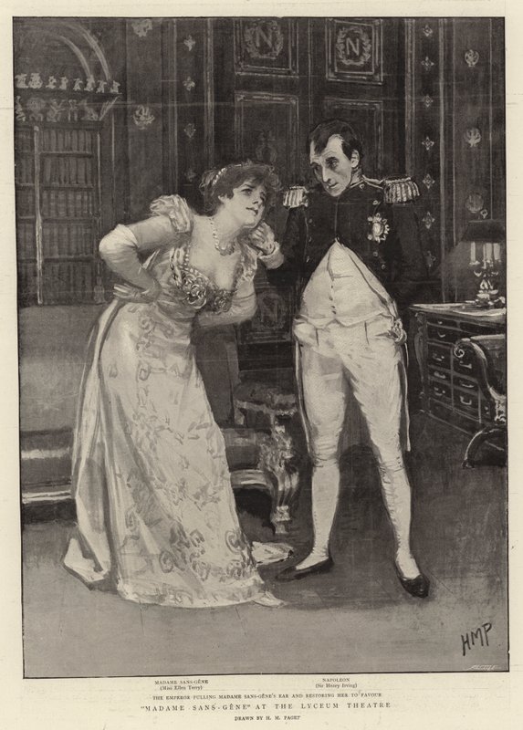 Madame Sans-Gene v divadle Lyceum od Henry Marriott Paget