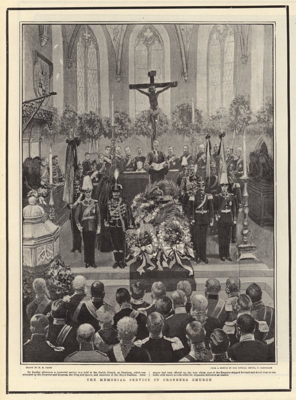 Vzpomínková bohoslužba v Cronberg Church od Henry Marriott Paget