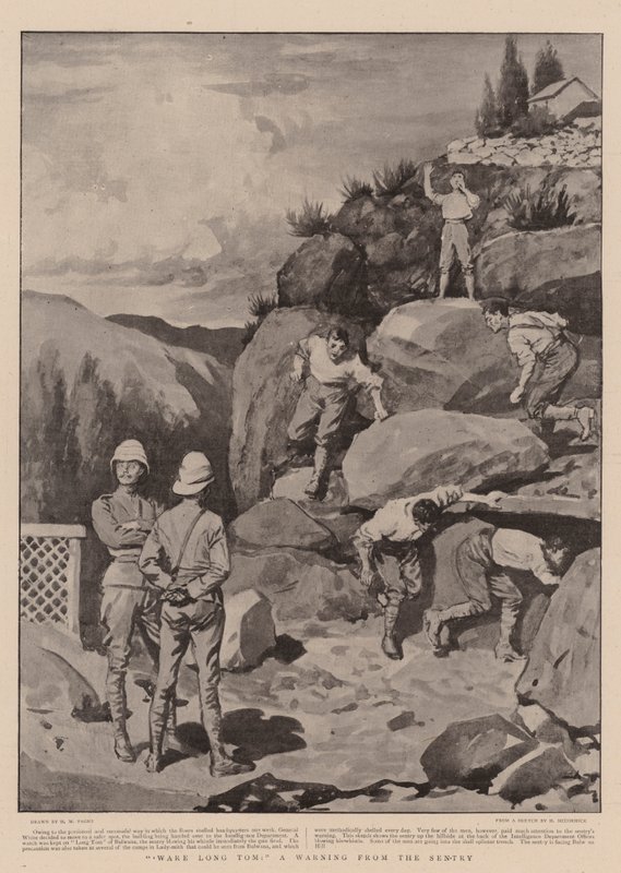Ware Long Tom, varování od strážného od Henry Marriott Paget