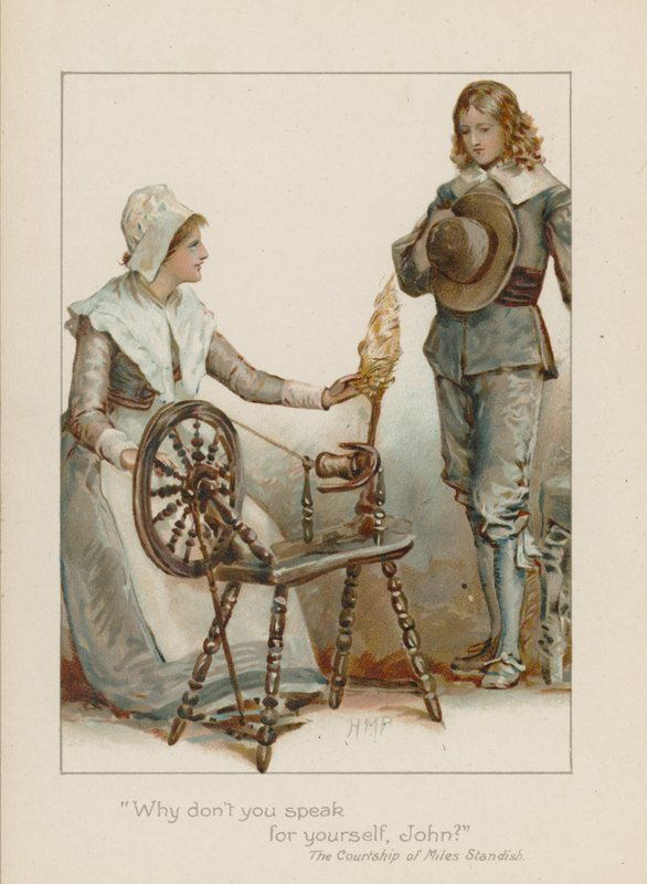 Proč nemluvíš za sebe, Johne (chromolitho) od Henry Marriott Paget