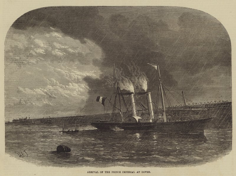 Příjezd prince Imperial do Doveru od Henry Spernon Tozer