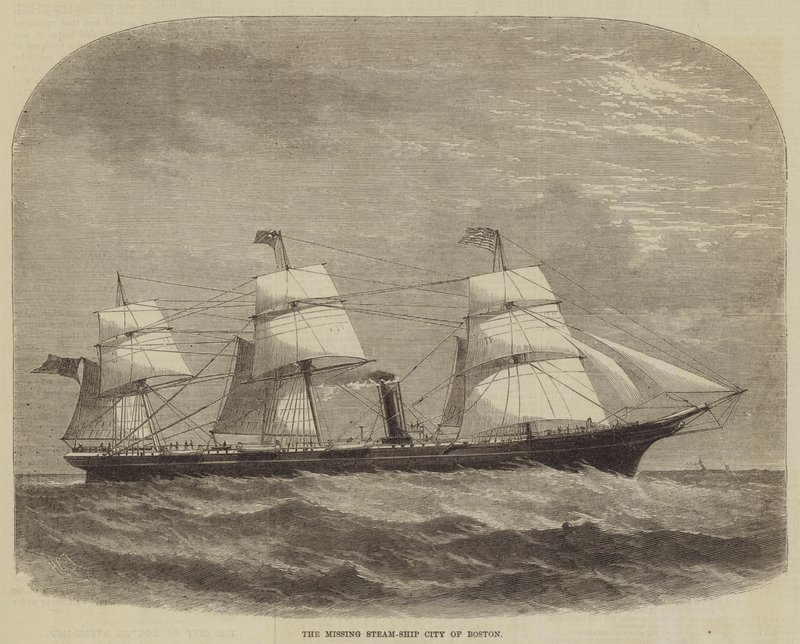Missing Steam-Ship City of Boston od Henry Spernon Tozer