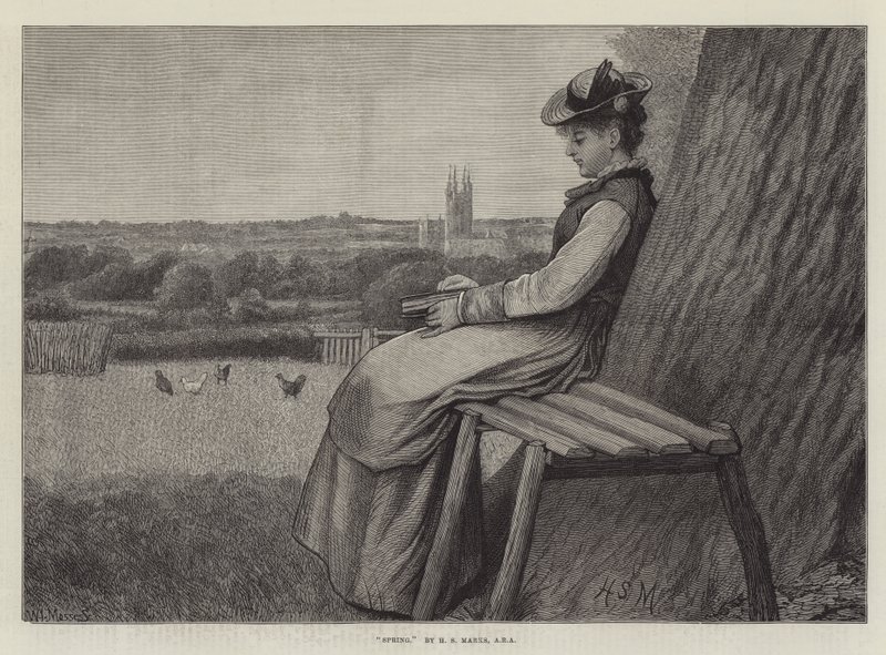 Spring od Henry Stacey Marks