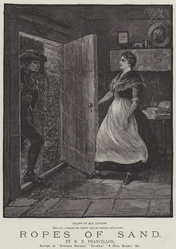 Lana písku, R E Francillon od Henry Stephen Ludlow