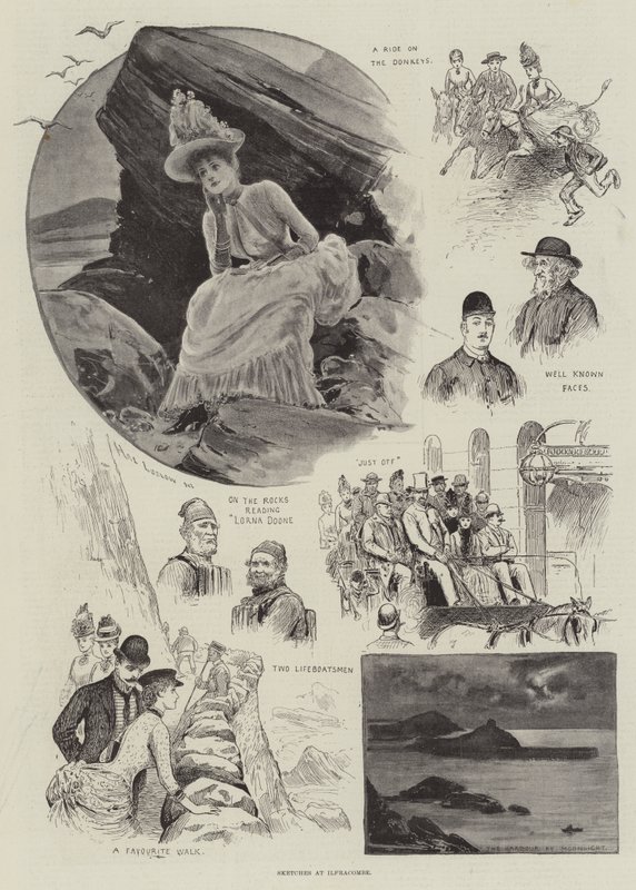 Skici v Ilfracombe od Henry Stephen Ludlow