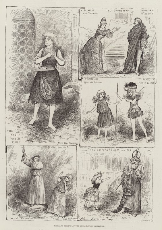 Tableaux Vivants na anglo-dánské výstavě od Henry Stephen Ludlow
