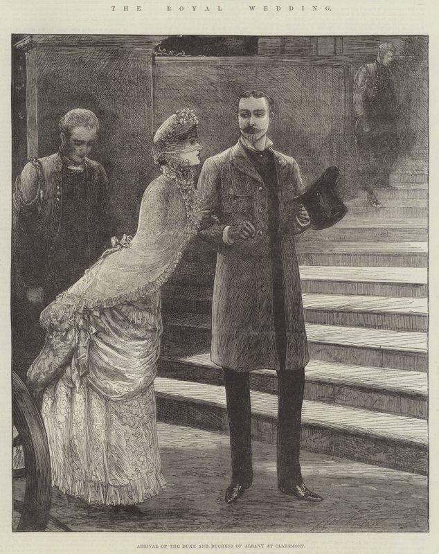 Královská svatba, příjezd vévody a vévodkyně z Albany do Claremontu od Henry Stephen Ludlow