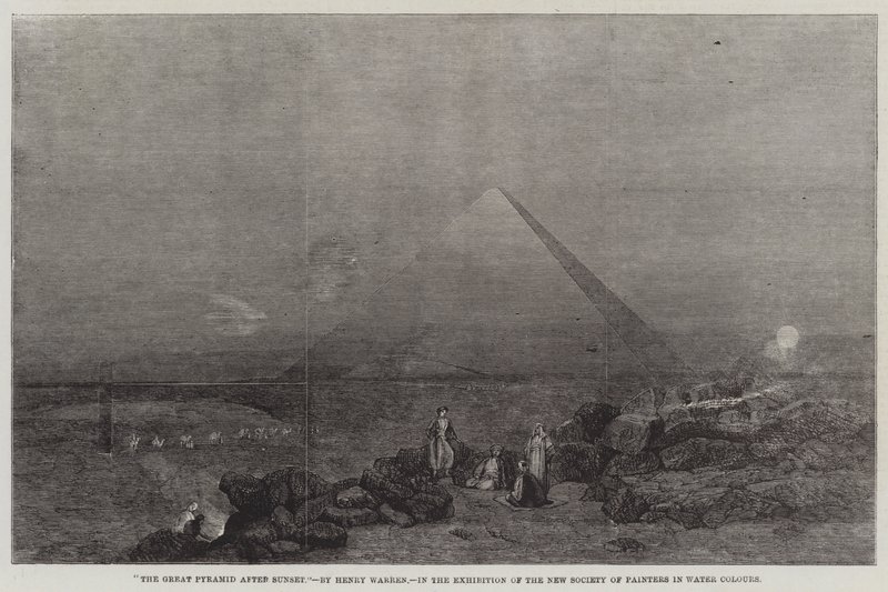 Velká pyramida po západu slunce od Henry Warren