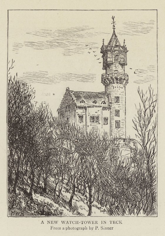 Nová strážní věž v Tecku od Henry William Brewer