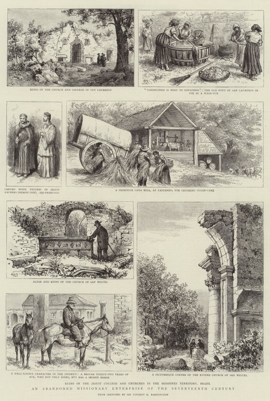 Opuštěný misijní podnik sedmnáctého století od Henry William Brewer