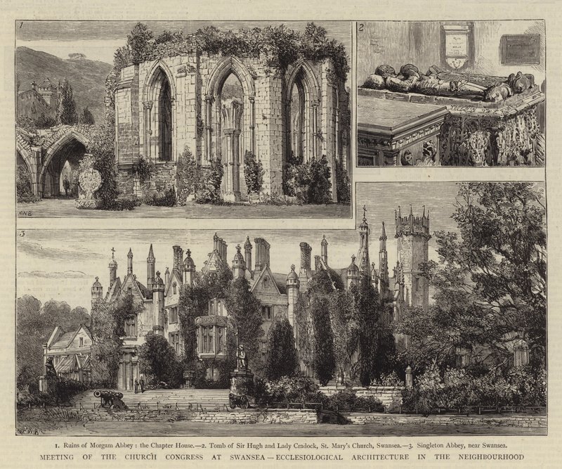 Setkání církevního kongresu ve Swansea, Ekleziologická architektura v sousedství od Henry William Brewer