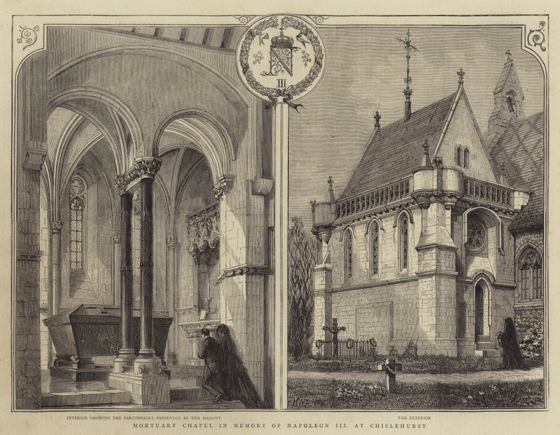 Zádušní kaple na památku Napoleona III v Chislehurst od Henry William Brewer