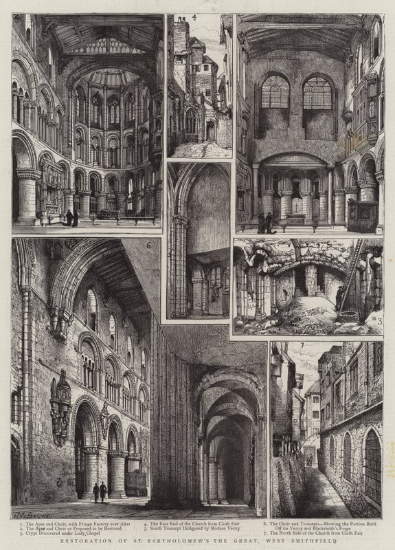 Restaurování St Bartholomew
