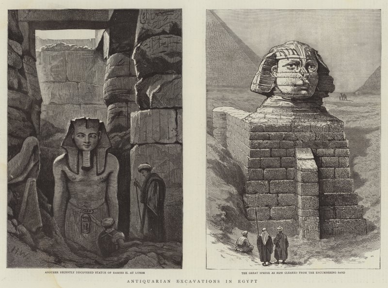Antikvariátní vykopávky v Egyptě od Henry Woods
