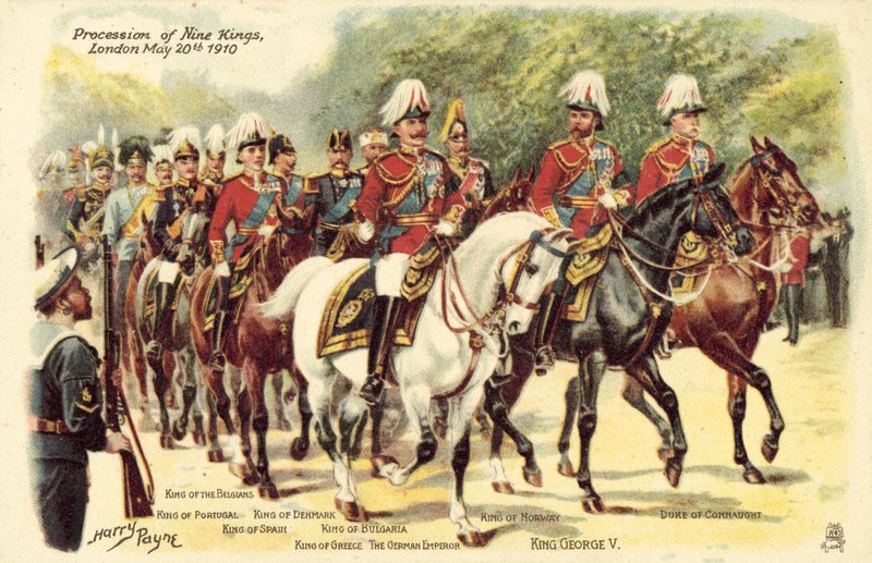 Procesí devíti králů, Londýn, 20. května 1910 od Henry A. Payne