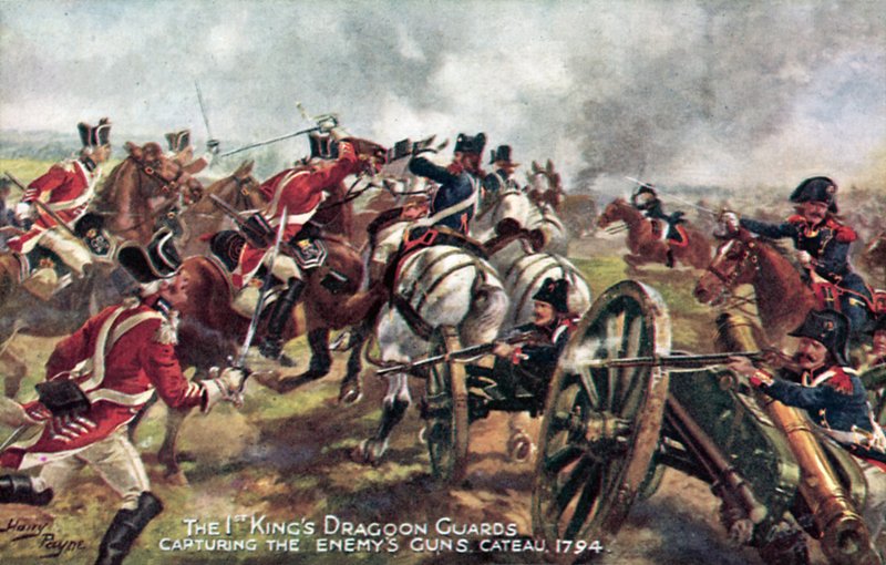 The Kings Dragoon Guards, Cateau, 25. dubna 1794 od Henry A. Payne