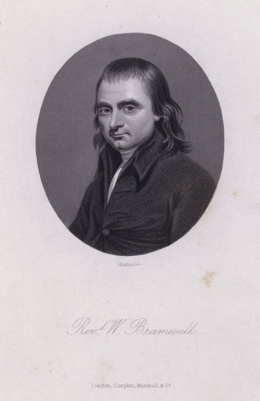 William Bramwell, anglický metodistický kazatel (rytina) od Henry Adlard