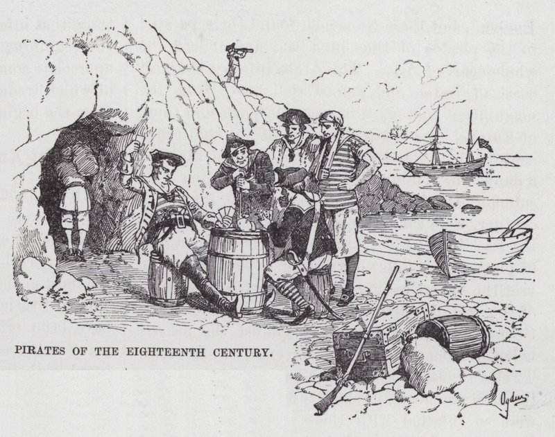 Piráti osmnáctého století (rytina) od Henry Alexander (after) Ogden