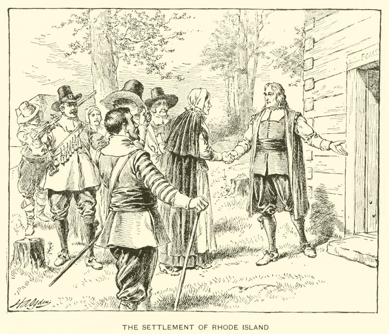 Osada Rhode Island (litho) od Henry Alexander (after) Ogden
